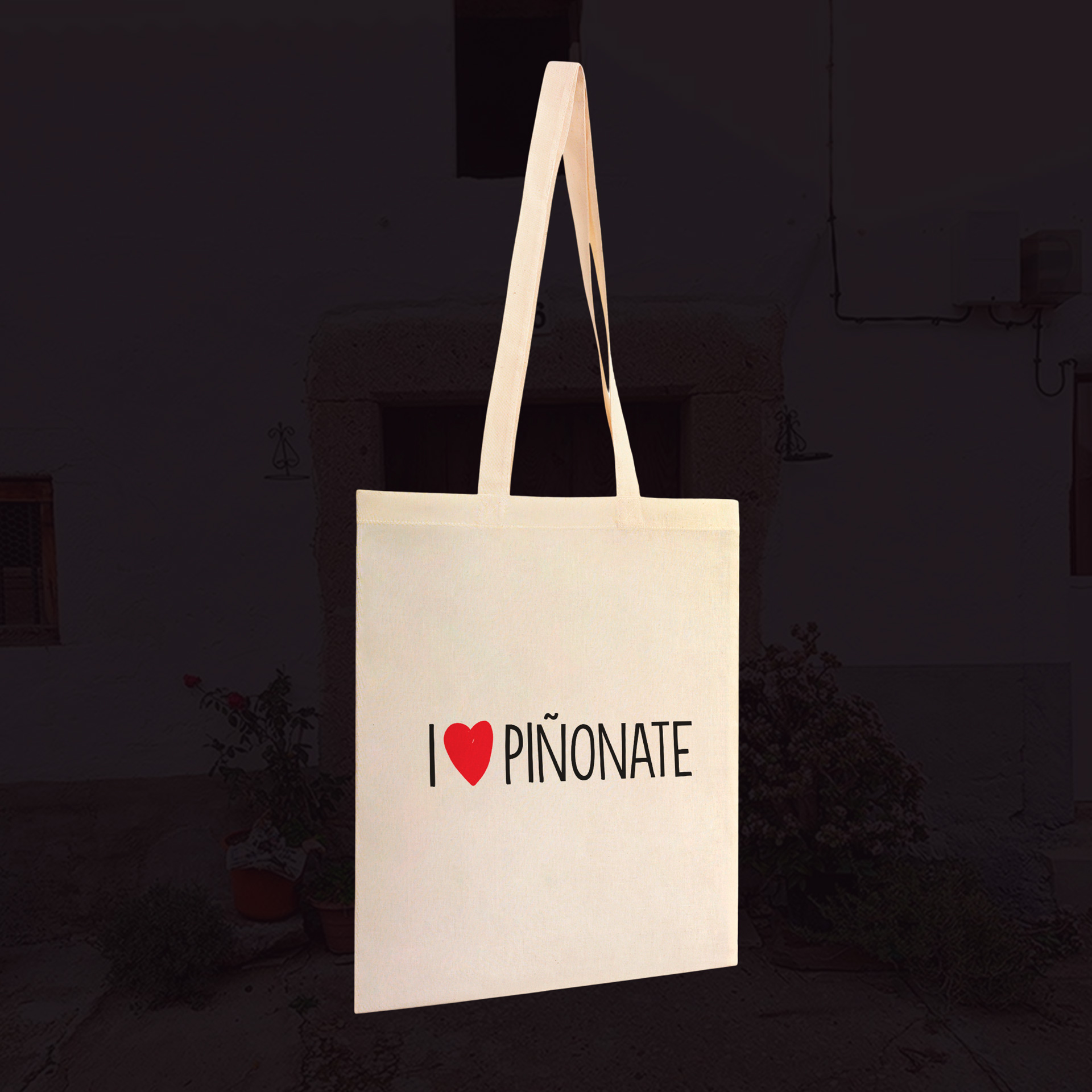 Tote Bag I Love Piñonate 1 tote bag extremadura - piñonate