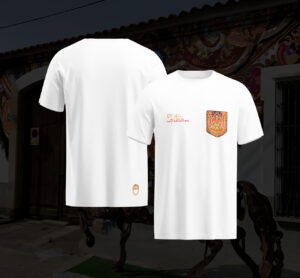 Camiseta blanca adulto corte clásico "Qué bonitas son las extremeñas"